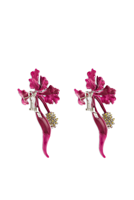 Future Floral Large Earrings